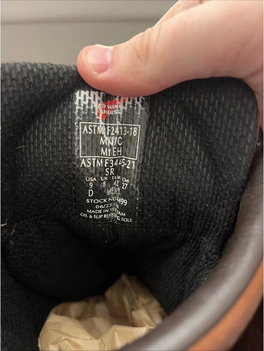 Red Wing TruWelt 4499 Men's 10